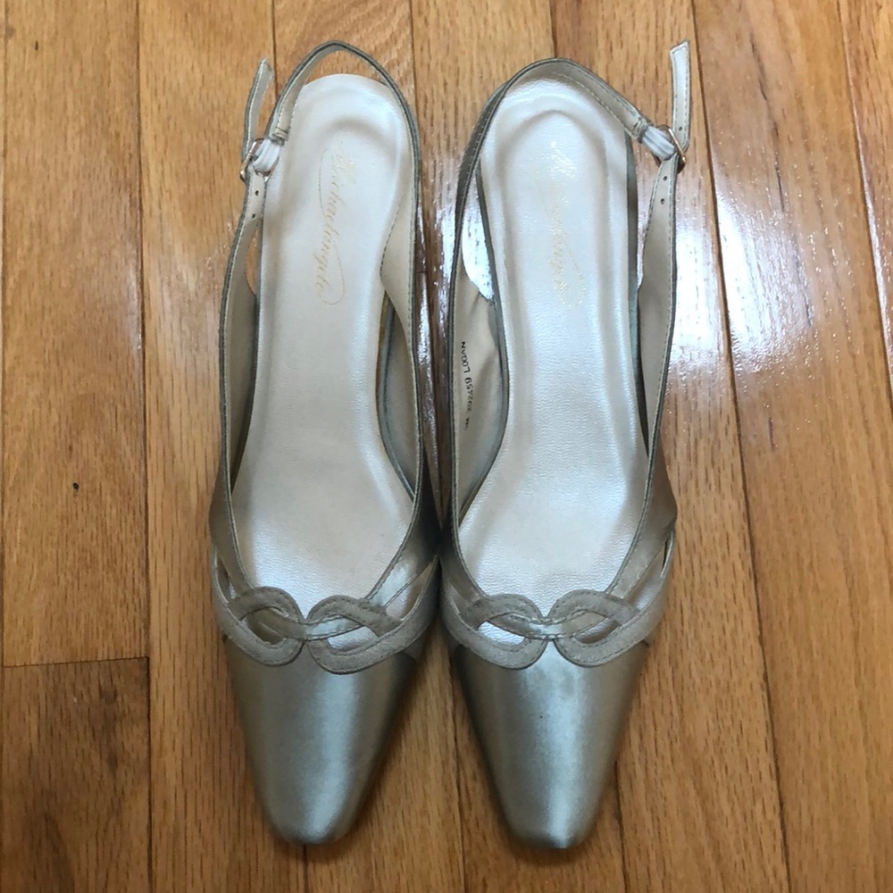 Satin Slingback Heels size 9 New